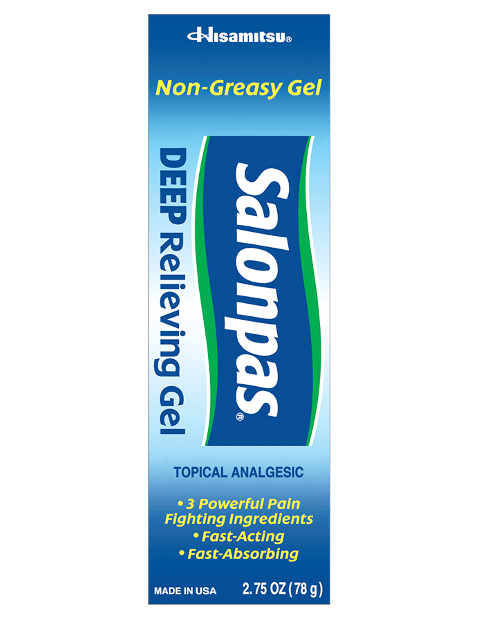 FirstAid-Salonpas® DEEP Relieving Gel Rushes 3 pain fighters deep
