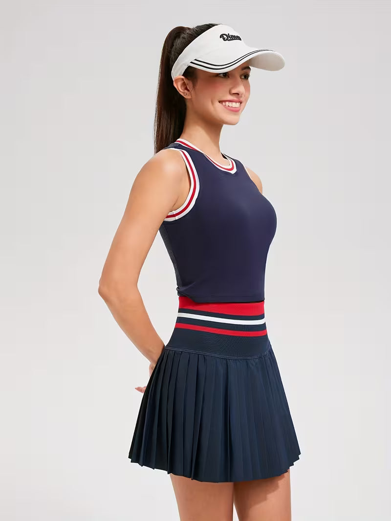 Apparel - Sets, Women's 2pcs Colorblock Sports Set