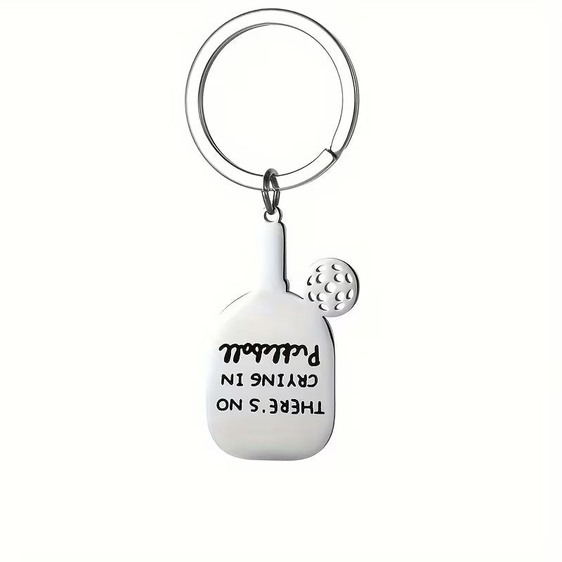 Swag - Keychain, Creative Pickleball Stainless Steel Keychain