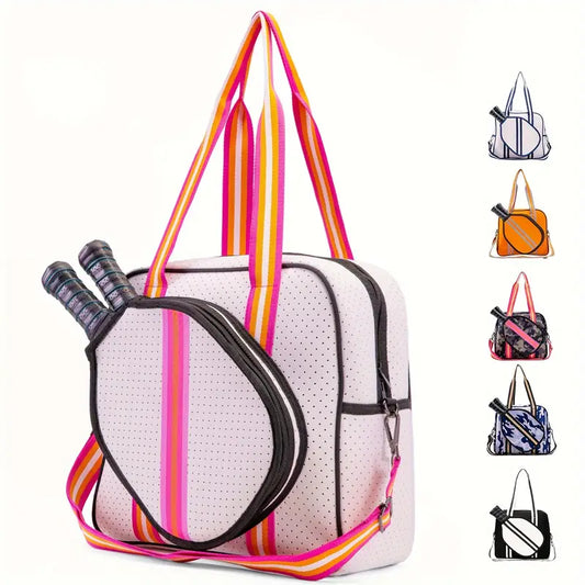 Crossbody Sling Pickleball Tote Bag – Multi-Compartment Sports Bag for Women & Men