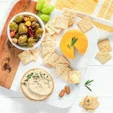 Snack-Simple Mills Crackers, Fine Ground Sea Salt, Almond Flour, 4.25 oz Box