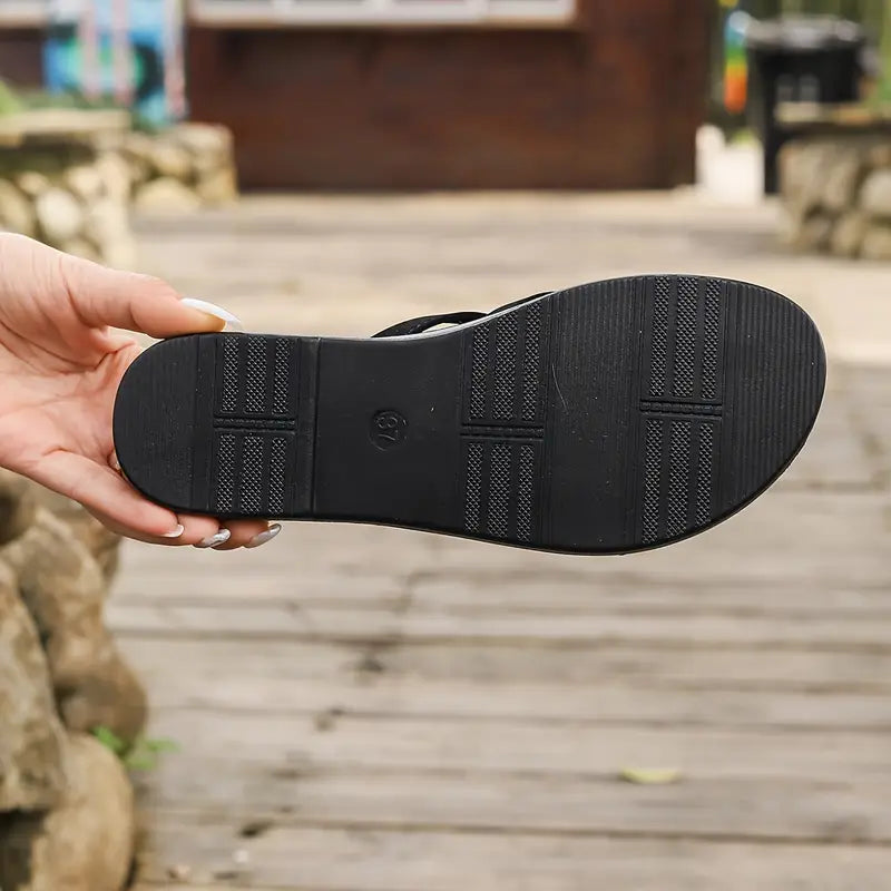 Spring and Summer Women's Slip-On Sandals Fashion Beach Shoes