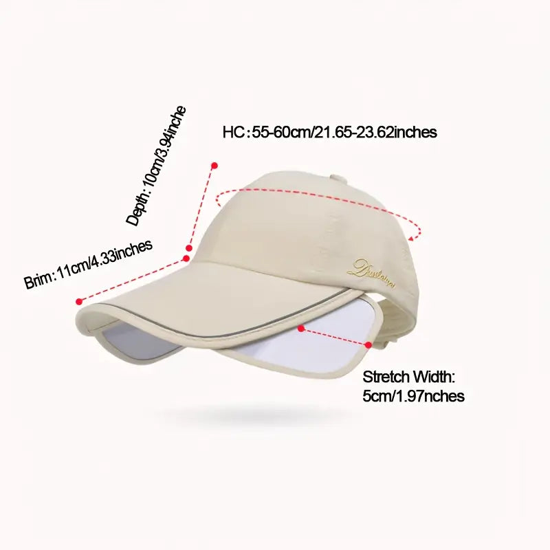 Extended Brim UV Protection Cap
