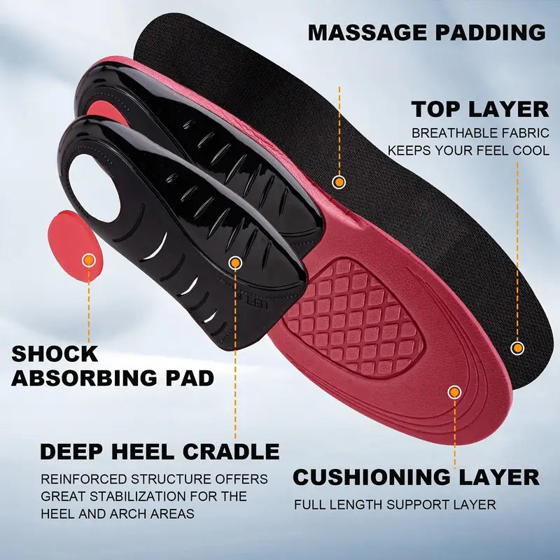 1 Pair EVA Arch Support Insoles