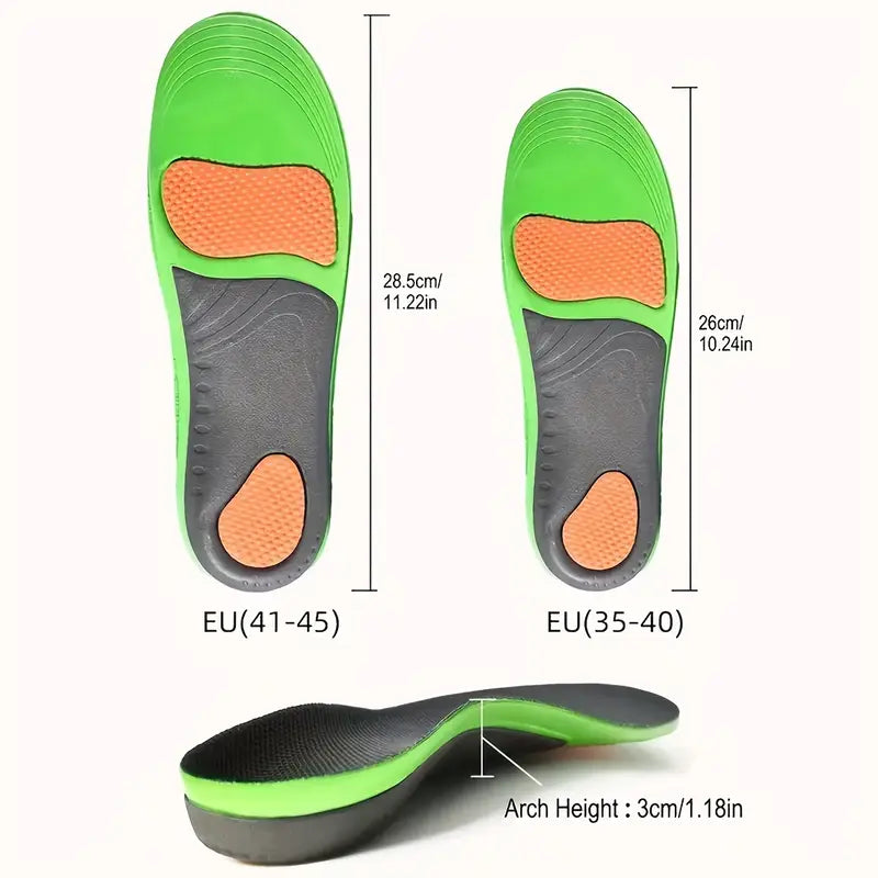 1 Pair High Arch Support Sports Insoles