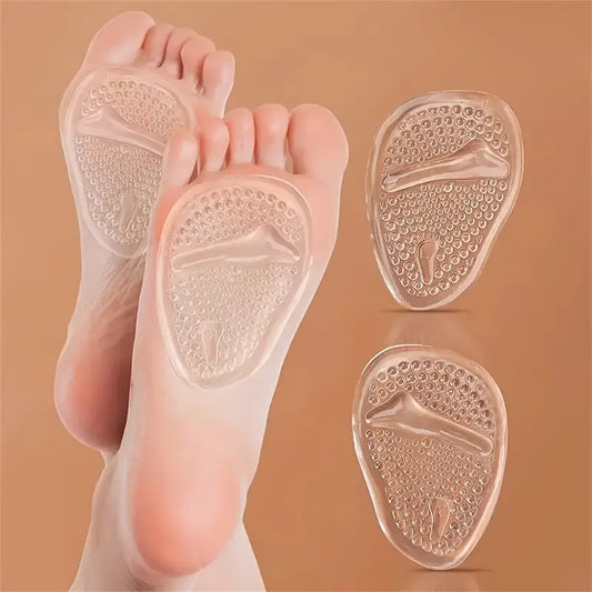 A Pair of Gel Insoles with Arch Support