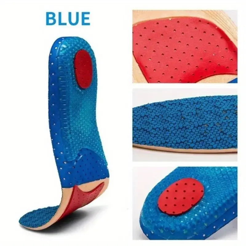 2pcs EVA Gel Sports Insoles for Men