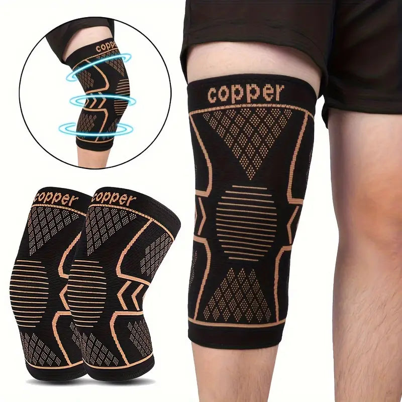 ActivEE™ Copper Nylon Knee Sleeve – Breathable Compression Support with 3D Knitting
