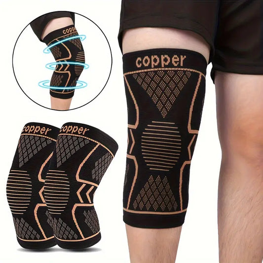 ActivEE™ Copper Nylon Knee Sleeve – Breathable Compression Support with 3D Knitting