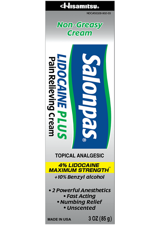 FirstAid-Salonpas® LIDOCAINE PLUS Pain Relieving Cream