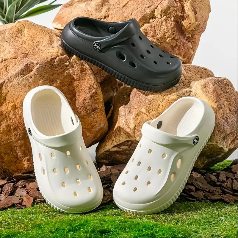 Unisex EVA Clogs with Thick 3.5cm Sole – Breathable, Lightweight Indoor/Outdoor Comfort Shoes