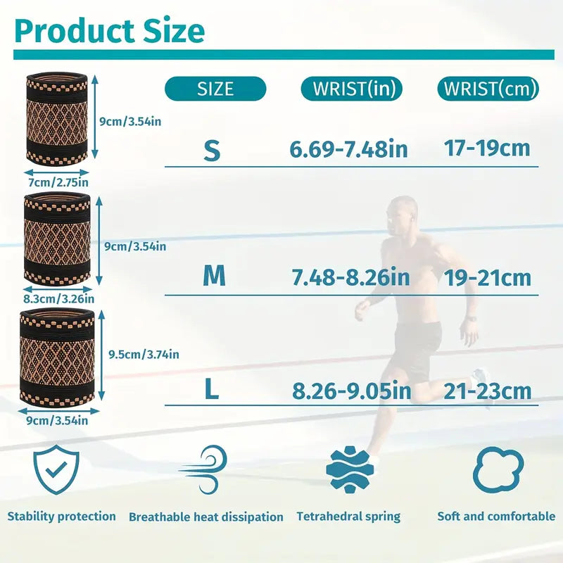 ActivEE™ Copper-Infused Wristband – Compression Support for Sports & Daily Use